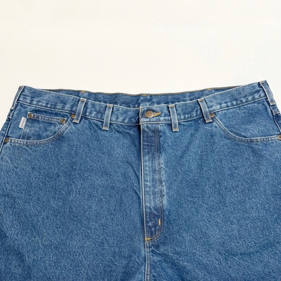 Carhartt Medium Wash Relaxed Fit Jeans 46x32 - Picture 3 of 7